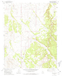Mixon Tank Arizona Historical topographic map, 1:24000 scale, 7.5 X 7.5 Minute, Year 1981