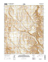 Mixon Tank Arizona Current topographic map, 1:24000 scale, 7.5 X 7.5 Minute, Year 2014