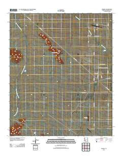 Mobile Arizona Historical topographic map, 1:24000 scale, 7.5 X 7.5 Minute, Year 2011