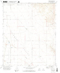 Mobile NE Arizona Historical topographic map, 1:24000 scale, 7.5 X 7.5 Minute, Year 1973