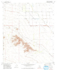 Mobile NW Arizona Historical topographic map, 1:24000 scale, 7.5 X 7.5 Minute, Year 1973