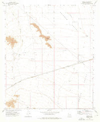 Mobile Arizona Historical topographic map, 1:24000 scale, 7.5 X 7.5 Minute, Year 1973