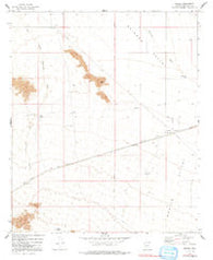 Mobile Arizona Historical topographic map, 1:24000 scale, 7.5 X 7.5 Minute, Year 1973