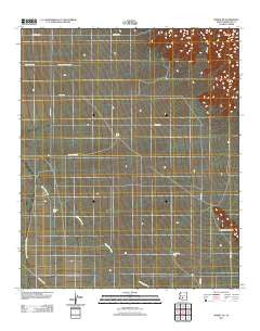 Mobile NE Arizona Historical topographic map, 1:24000 scale, 7.5 X 7.5 Minute, Year 2011