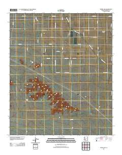 Mobile NW Arizona Historical topographic map, 1:24000 scale, 7.5 X 7.5 Minute, Year 2011
