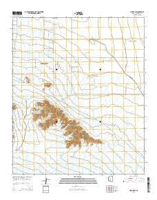 Mobile NW Arizona Current topographic map, 1:24000 scale, 7.5 X 7.5 Minute, Year 2014