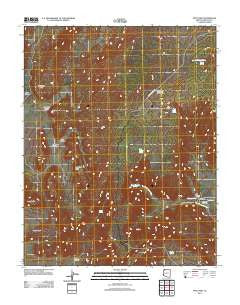 Moccasin Arizona Historical topographic map, 1:24000 scale, 7.5 X 7.5 Minute, Year 2011