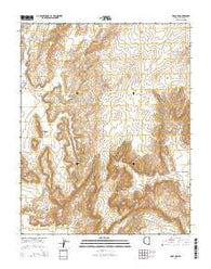 Moccasin Arizona Current topographic map, 1:24000 scale, 7.5 X 7.5 Minute, Year 2014