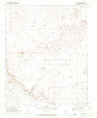 Moenave Arizona Historical topographic map, 1:24000 scale, 7.5 X 7.5 Minute, Year 1969