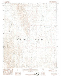 Mohave Mine Arizona Historical topographic map, 1:24000 scale, 7.5 X 7.5 Minute, Year 1986
