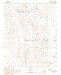 Mohave Mine Arizona Historical topographic map, 1:24000 scale, 7.5 X 7.5 Minute, Year 1989