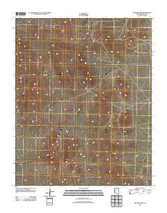 Mohave Mine Arizona Historical topographic map, 1:24000 scale, 7.5 X 7.5 Minute, Year 2011