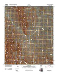 Mohave Peak Arizona Historical topographic map, 1:24000 scale, 7.5 X 7.5 Minute, Year 2011