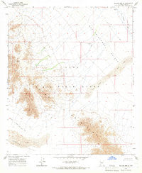 Mohawk Mts SE Arizona Historical topographic map, 1:24000 scale, 7.5 X 7.5 Minute, Year 1965