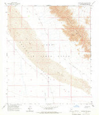Mohawk Mts SW Arizona Historical topographic map, 1:24000 scale, 7.5 X 7.5 Minute, Year 1965