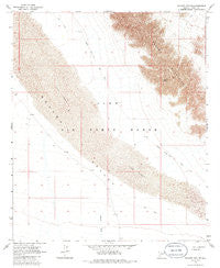 Mohawk Mts SW Arizona Historical topographic map, 1:24000 scale, 7.5 X 7.5 Minute, Year 1965