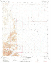 Mohawk SW Arizona Historical topographic map, 1:24000 scale, 7.5 X 7.5 Minute, Year 1965