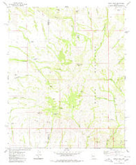 Mohon Peak Arizona Historical topographic map, 1:24000 scale, 7.5 X 7.5 Minute, Year 1980