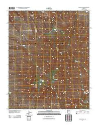 Mohon Peak Arizona Historical topographic map, 1:24000 scale, 7.5 X 7.5 Minute, Year 2011