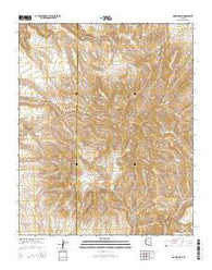 Mohon Peak Arizona Current topographic map, 1:24000 scale, 7.5 X 7.5 Minute, Year 2014