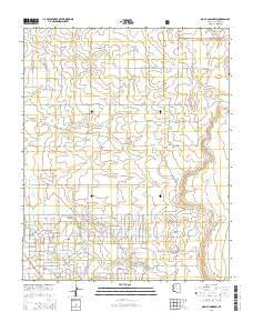 Molly Ann Draw Arizona Current topographic map, 1:24000 scale, 7.5 X 7.5 Minute, Year 2014