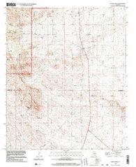 Monk Draw Arizona Historical topographic map, 1:24000 scale, 7.5 X 7.5 Minute, Year 1996