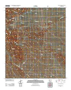 Monk Draw Arizona Historical topographic map, 1:24000 scale, 7.5 X 7.5 Minute, Year 2011