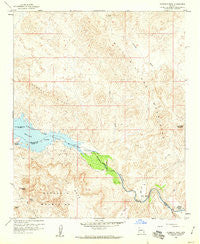 Monkeys Head Arizona Historical topographic map, 1:24000 scale, 7.5 X 7.5 Minute, Year 1959