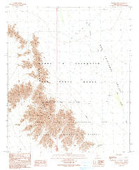 Monreal Well Arizona Historical topographic map, 1:24000 scale, 7.5 X 7.5 Minute, Year 1990