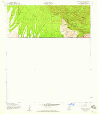 Montezuma Pass Arizona Historical topographic map, 1:24000 scale, 7.5 X 7.5 Minute, Year 1958