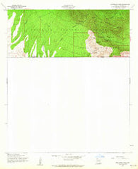Montezuma Pass Arizona Historical topographic map, 1:24000 scale, 7.5 X 7.5 Minute, Year 1958