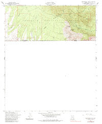 Montezuma Pass Arizona Historical topographic map, 1:24000 scale, 7.5 X 7.5 Minute, Year 1958