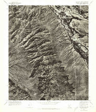Montezuma Peak Arizona Historical topographic map, 1:24000 scale, 7.5 X 7.5 Minute, Year 1971