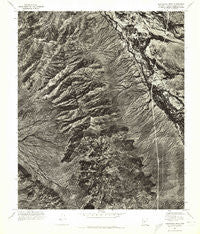 Montezuma Peak Arizona Historical topographic map, 1:24000 scale, 7.5 X 7.5 Minute, Year 1971