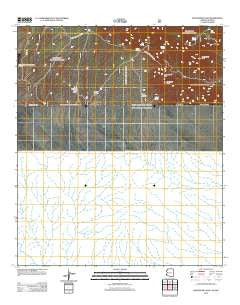 Montezuma Pass Arizona Historical topographic map, 1:24000 scale, 7.5 X 7.5 Minute, Year 2012