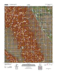 Montezuma Peak Arizona Historical topographic map, 1:24000 scale, 7.5 X 7.5 Minute, Year 2011