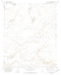 Montezumas Chair NW Arizona Historical topographic map, 1:24000 scale, 7.5 X 7.5 Minute, Year 1972