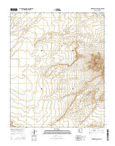Montezumas Chair Arizona Current topographic map, 1:24000 scale, 7.5 X 7.5 Minute, Year 2014