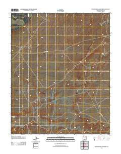 Montezumas Chair NW Arizona Historical topographic map, 1:24000 scale, 7.5 X 7.5 Minute, Year 2011