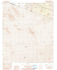 Monument Bluff Arizona Historical topographic map, 1:24000 scale, 7.5 X 7.5 Minute, Year 1990