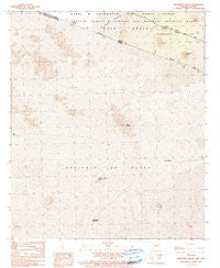 Monument Bluff Arizona Historical topographic map, 1:24000 scale, 7.5 X 7.5 Minute, Year 1990