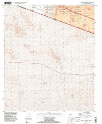 Monument Bluff Arizona Historical topographic map, 1:24000 scale, 7.5 X 7.5 Minute, Year 1996
