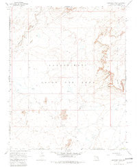 Monument Point Arizona Historical topographic map, 1:24000 scale, 7.5 X 7.5 Minute, Year 1967