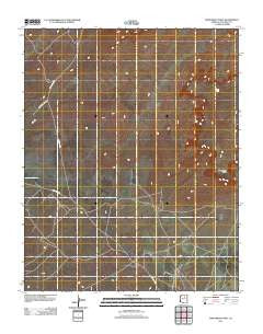 Monument Point Arizona Historical topographic map, 1:24000 scale, 7.5 X 7.5 Minute, Year 2011