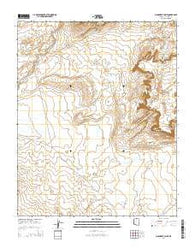 Monument Point Arizona Current topographic map, 1:24000 scale, 7.5 X 7.5 Minute, Year 2014
