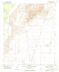 Moon Mtn NE Arizona Historical topographic map, 1:24000 scale, 7.5 X 7.5 Minute, Year 1971