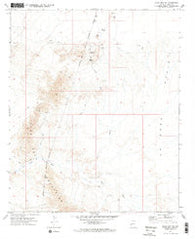 Moon Mtn SE Arizona Historical topographic map, 1:24000 scale, 7.5 X 7.5 Minute, Year 1971