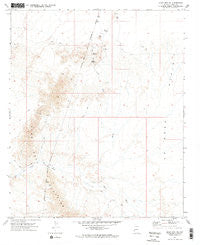 Moon Mtn SE Arizona Historical topographic map, 1:24000 scale, 7.5 X 7.5 Minute, Year 1971