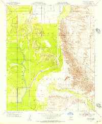 Moon Mtn Arizona Historical topographic map, 1:24000 scale, 7.5 X 7.5 Minute, Year 1955
