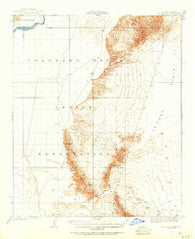 Moon Mtn Arizona Historical topographic map, 1:62500 scale, 15 X 15 Minute, Year 1931